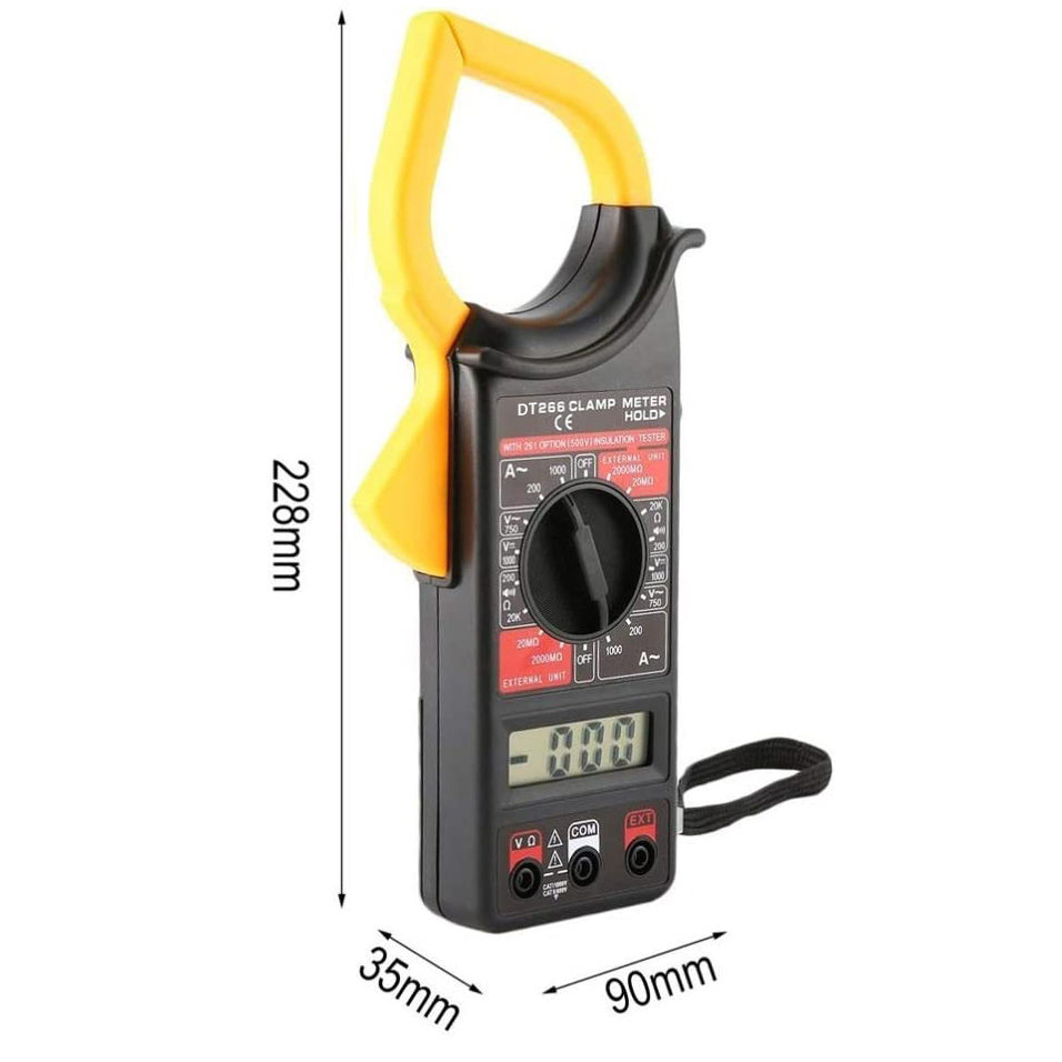 Multimeter Digital - จอ LCD 3 1/2 หลัก พร้อมค่าการวัดสูงสุด