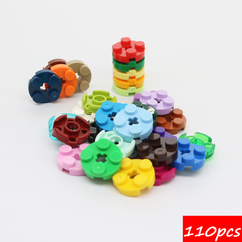 Diy Electronics Ideas - 110PCS MOC 4032 รอบ 2x2 เพลาอาคารบล็อกชุดแผ่นอิฐอนุภาคปริศนาไอเดีย