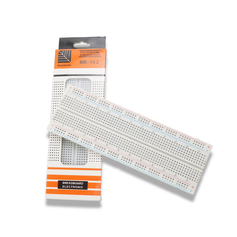 Diy Electronics Breadboard - ชุดบอร์ดทดลอง MB102 400/830 จุด บอร์ด PCB