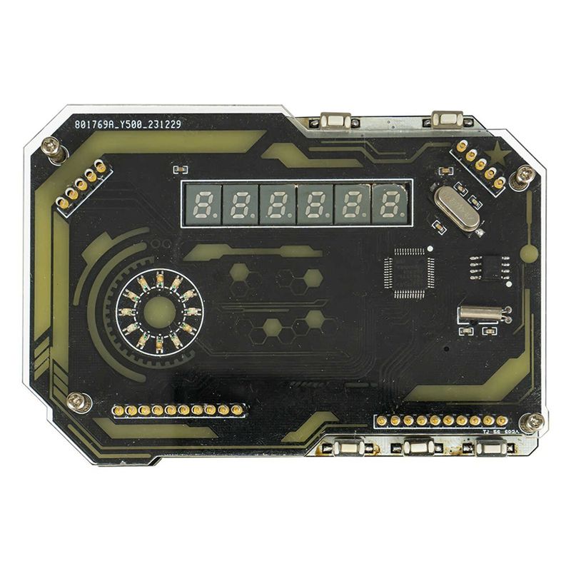 Diy Innovative Electronics - ABLU-นาฬิกาดิจิตอลตั้งโต๊ะ ชุด DIY อิเล็กทรอนิกส์ นาฬิกาอินโนเวชั่นไซเบอร์พังค์ ชุดประกอบการบัดกรี