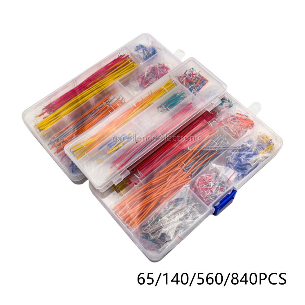 Diy Electronics Breadboard - 65/140/560/840 ชิ้น/กล่อง Solderless Breadboard สายจัมเปอร์ U