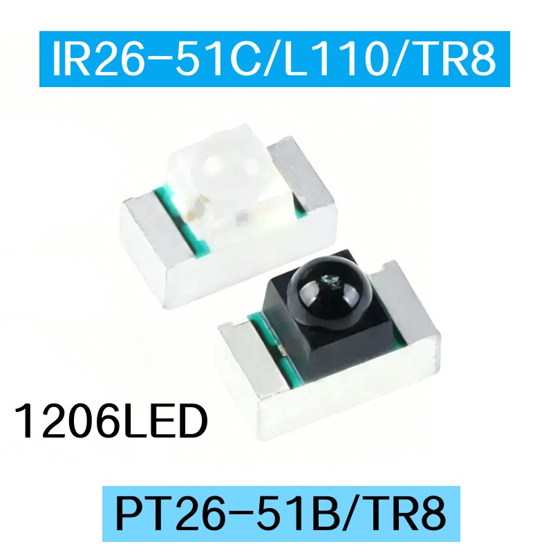 Ir Infrared Receiver - 50 ชิ้น PT26-51B/TR8 IR26-51C/L110/TR8 IR19-21C PT17