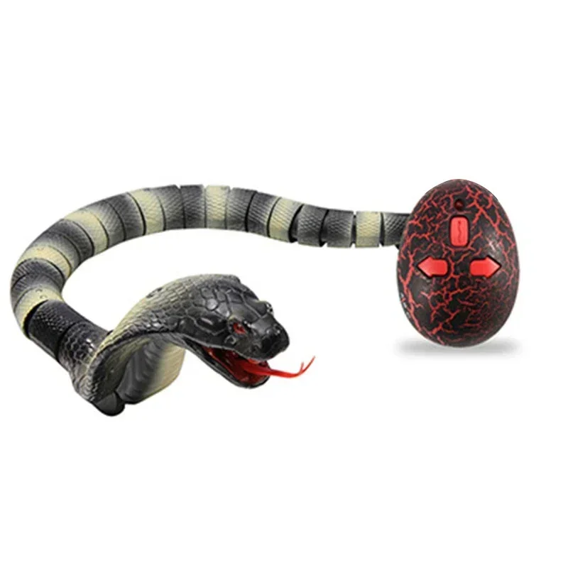 Ir Infrared Receiver - RC งูสมจริงของเล่นงูตัวรับสัญญาณอินฟราเรดไฟฟ้าจําลองสัตว์ Cobra Viper ของเล่น Joke