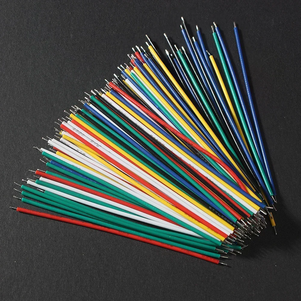 Diy Electronics Breadboard - 120PCS 24AWG/26AWG ทองแดง JUMPER สายไฟ 6