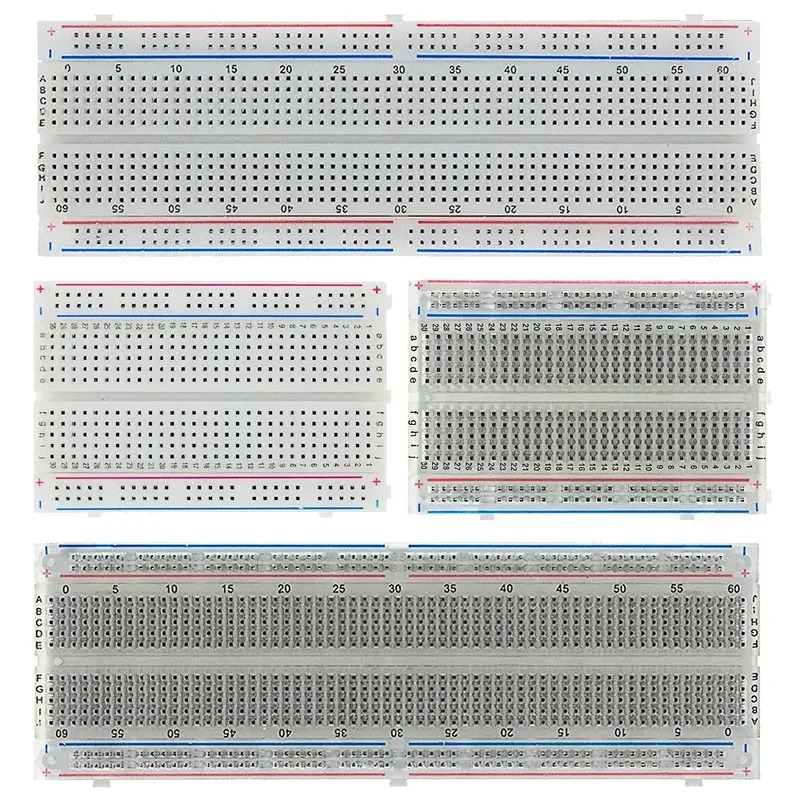 Diy Electronics Breadboard - บอร์ดทดลอง MB-102 ขนาด 400/830 จุดสำหรับการทดสอบวงจร PCB