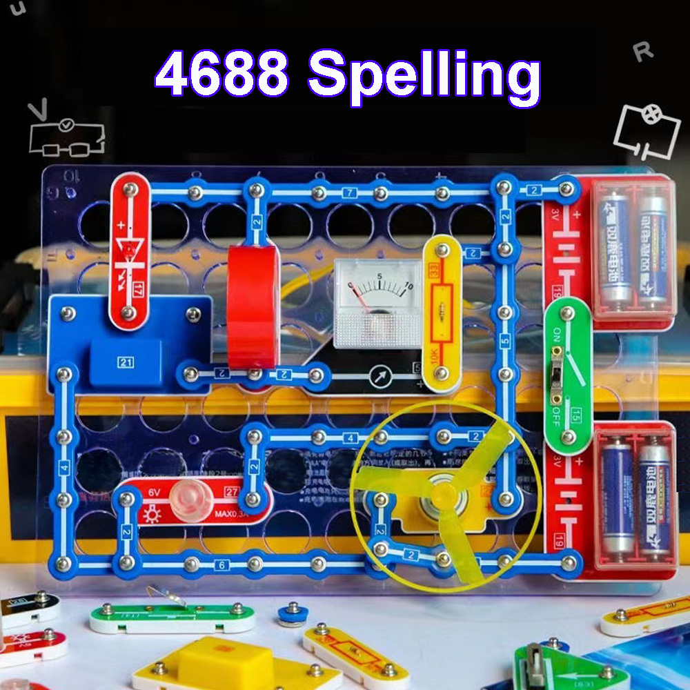 Diy Electronics For Kids - ชุดสำรวจวงจรฟิสิกส์ประกอบชิ้นส่วนอิเล็กทรอนิกส์วิทยาศาสตร์อิเล็กทรอนิกส์สำหรับเด็ก