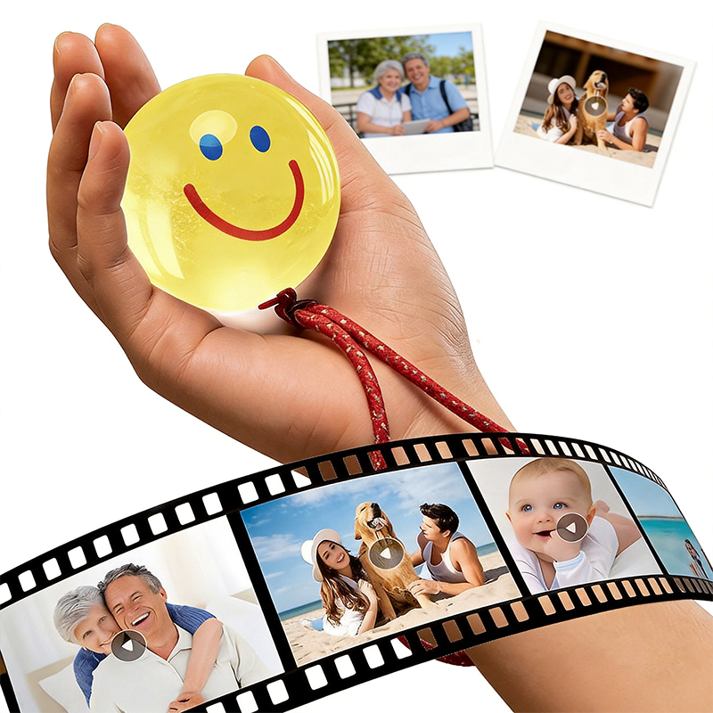 Diy Electronics Gifts - ลูกบอลคริสตัล 3 มิติ พร้อม Wifi อัลบั้มรูปภาพแบบกำหนดเอง
