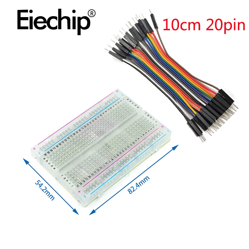 Diy Electronics Breadboard - 400จุด Solderless PCB Breadboard Mini Test
