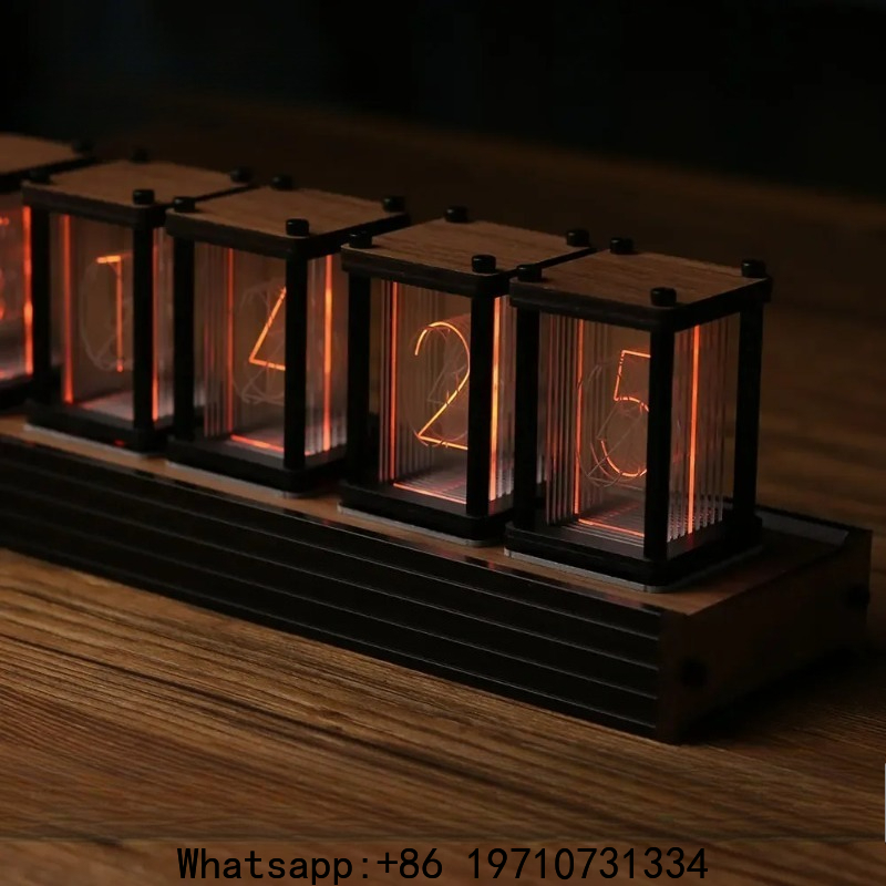 Diy Electronics Ideas - นาฬิกา Nixie Tube DIY นาฬิกาตั้งโต๊ะ LED