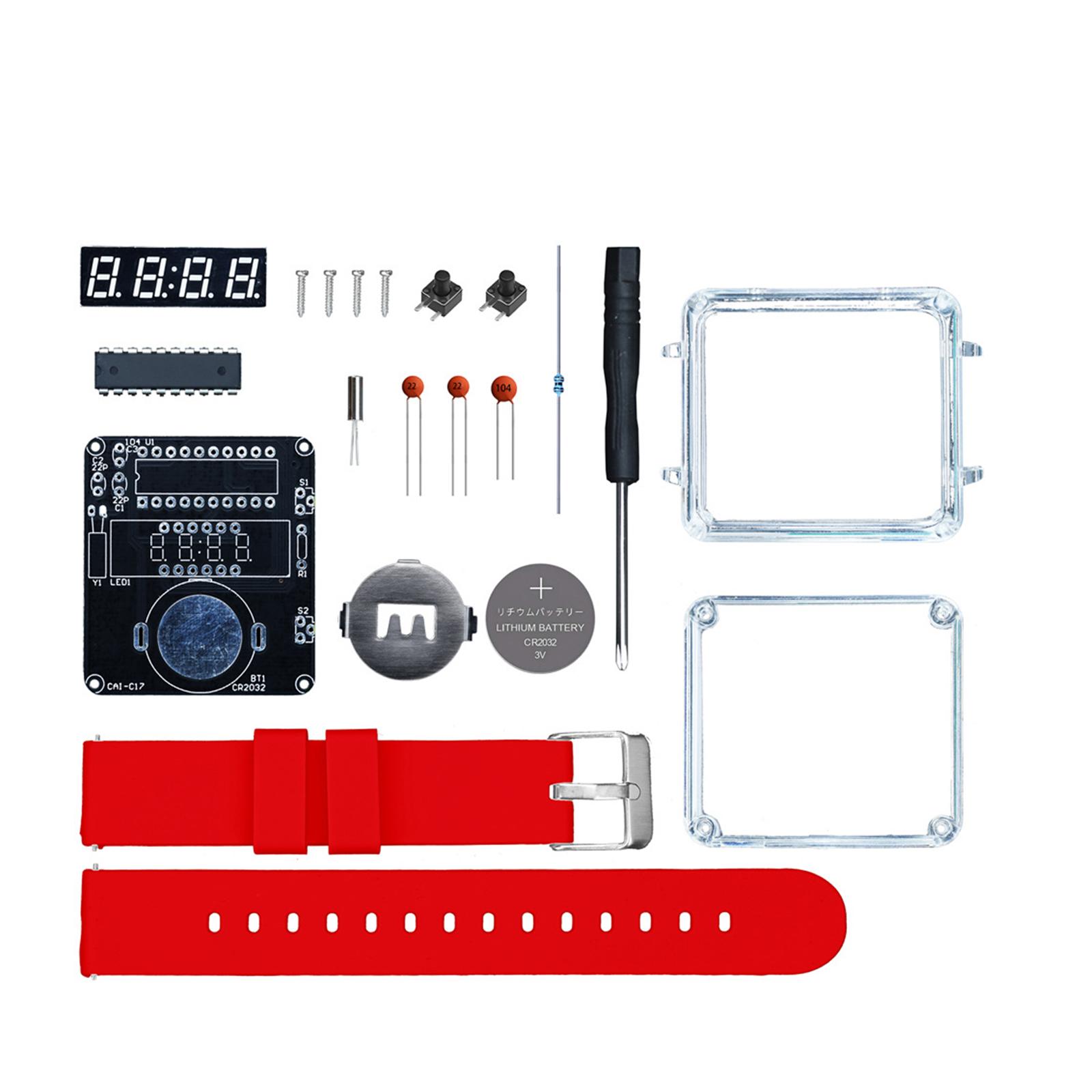 Diy Innovative Electronics - ชุดนาฬิกาอิเล็กทรอนิกส์ DIY ชุดประกอบการเชื่อม การพัฒนานวัตกรรม ของเล่นฝึกสมาธิและการประสานงานระหว่างมือกับตา