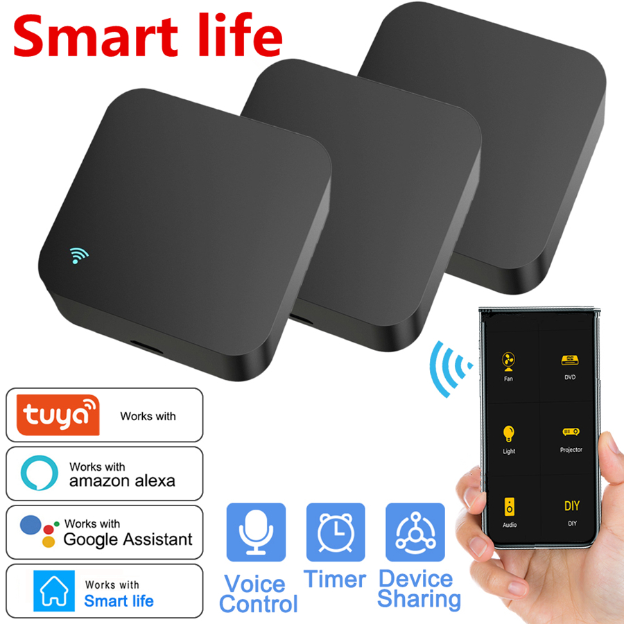 Ir Infrared Receiver - Tuya WiFi IR รีโมทคอนโทรลสําหรับเครื่องปรับอากาศทีวี Smart Home