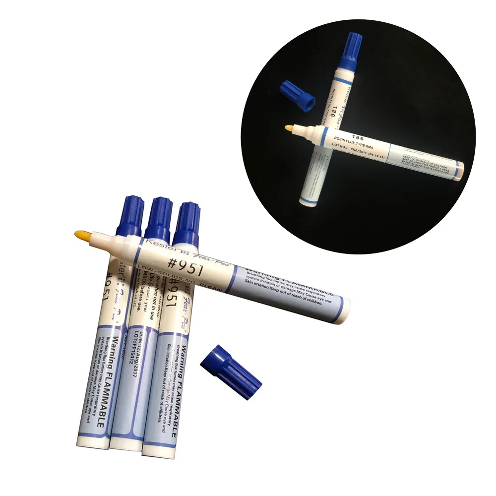 Flux Pen Electronics - 1ชิ้น951บัดกรีฟลักซ์ปากกา10cc ฟรีทำความสะอาดบัดกรีบัดกรีบัดกรีเครื่องมือปากกาเชื่อมบัดกรี PCB แข็งต่ำปากกาเชื่อมแผงโซล่า