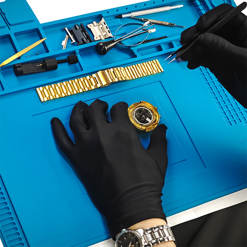 Diy Electronics Workbench - แผ่นซิลิโคนสำหรับซ่อมอุปกรณ์ดิจิทัล แผ่นรองกันความร้อนสำหรับซ่อมโทรศัพท์มือถือ แผ่นซิลิโคนสำหรับซ่อมนาฬิกา