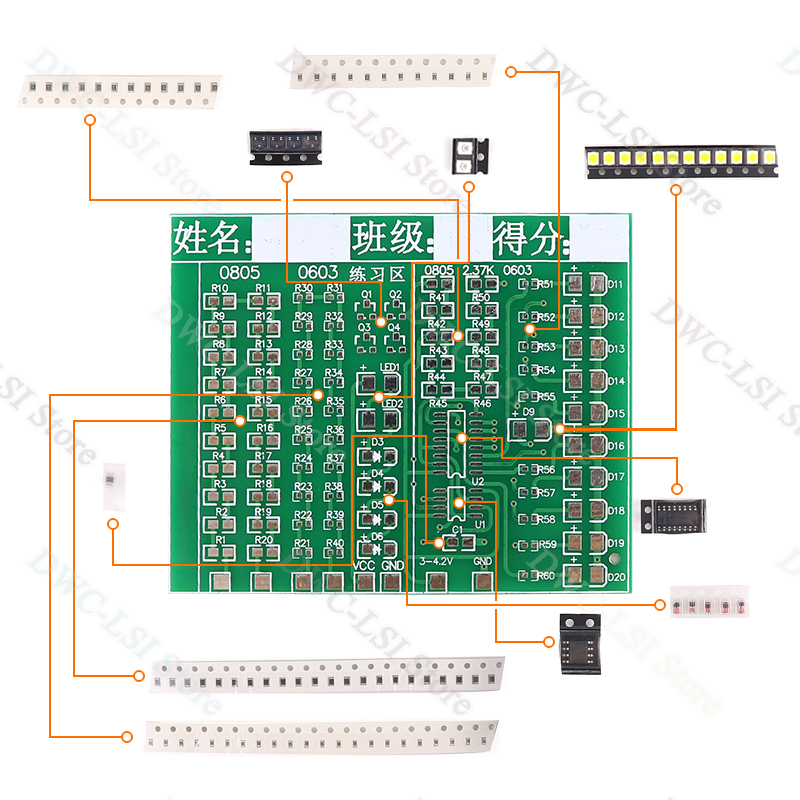 Class ชุด Patch ส่วนประกอบ Wel - Diy Electronics Workbench บทวิจารณ์และราคา