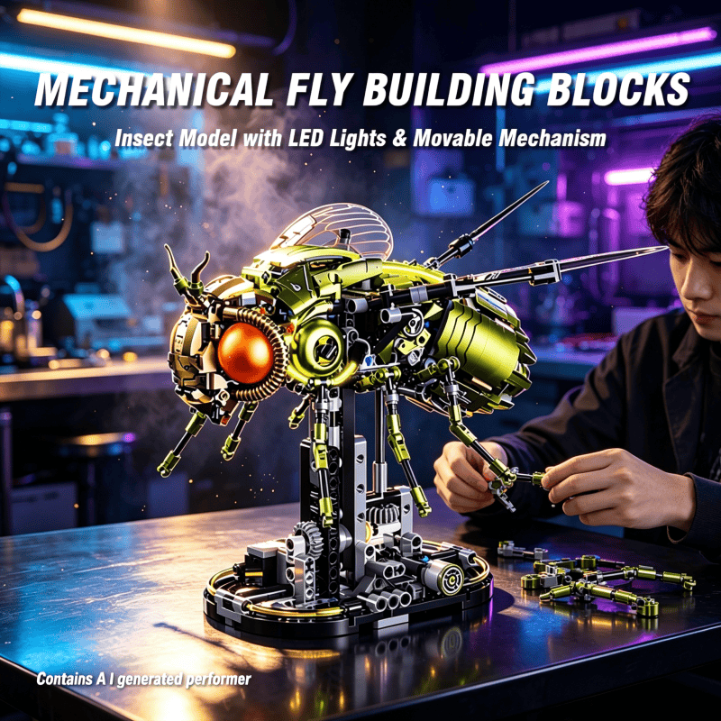 ชุดบล็อกประกอบรูปแมลงวันผลไม้พ - Diy Electronics Gifts บทวิจารณ์และราคา