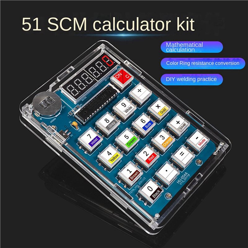 QWE-5X เครื่องคิดเลข DIY ชุด 5 - Homemade Diy Electronics บทวิจารณ์และราคา