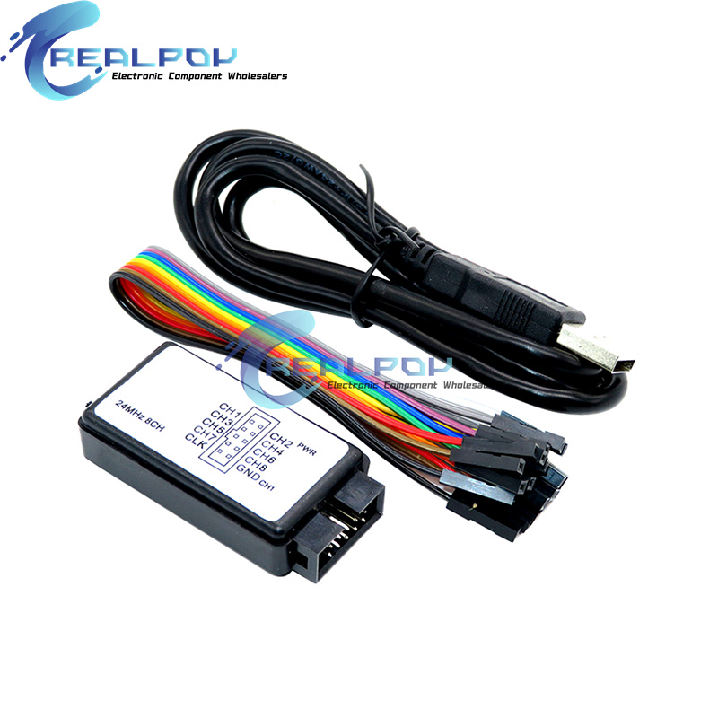 USB Logic Analyzer 24MHz 8 ช่อ - Diy Electronics Project Kit บทวิจารณ์และราคา