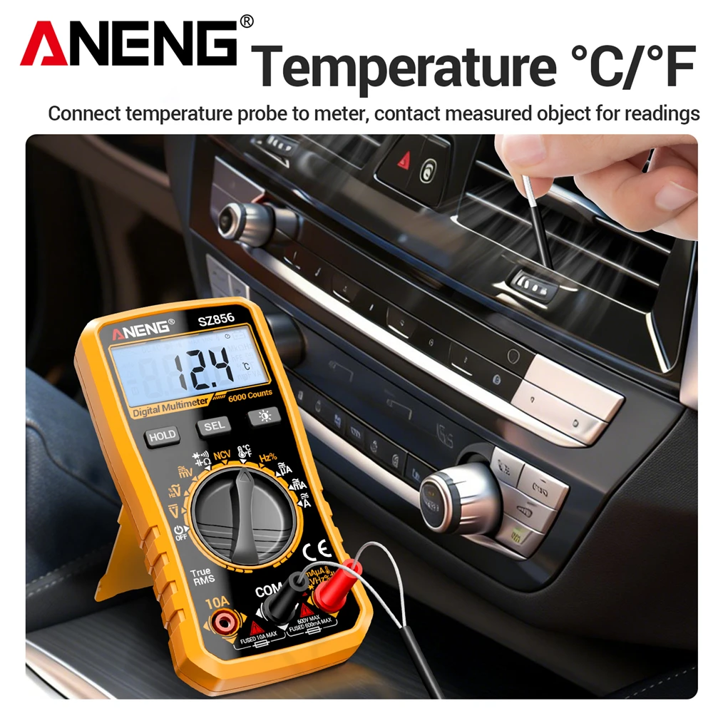 ANENG SZ856 มัลติมิเตอร์อัจฉริ - Diy Electronics Gifts บทวิจารณ์และราคา