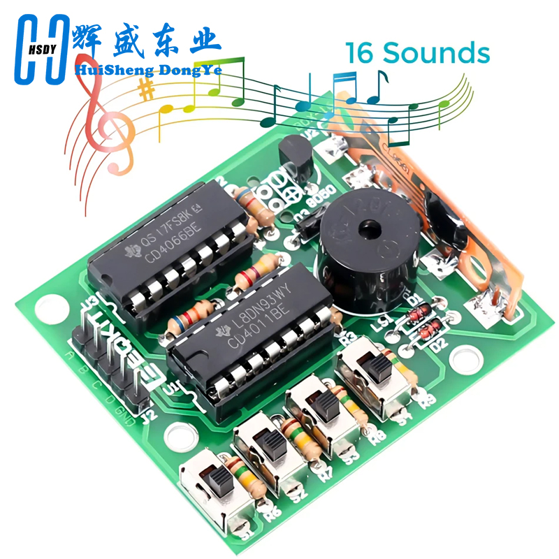 16 เพลงเสียงกล่อง BOX-16 Board - Diy Electronics For Kids บทวิจารณ์และราคา