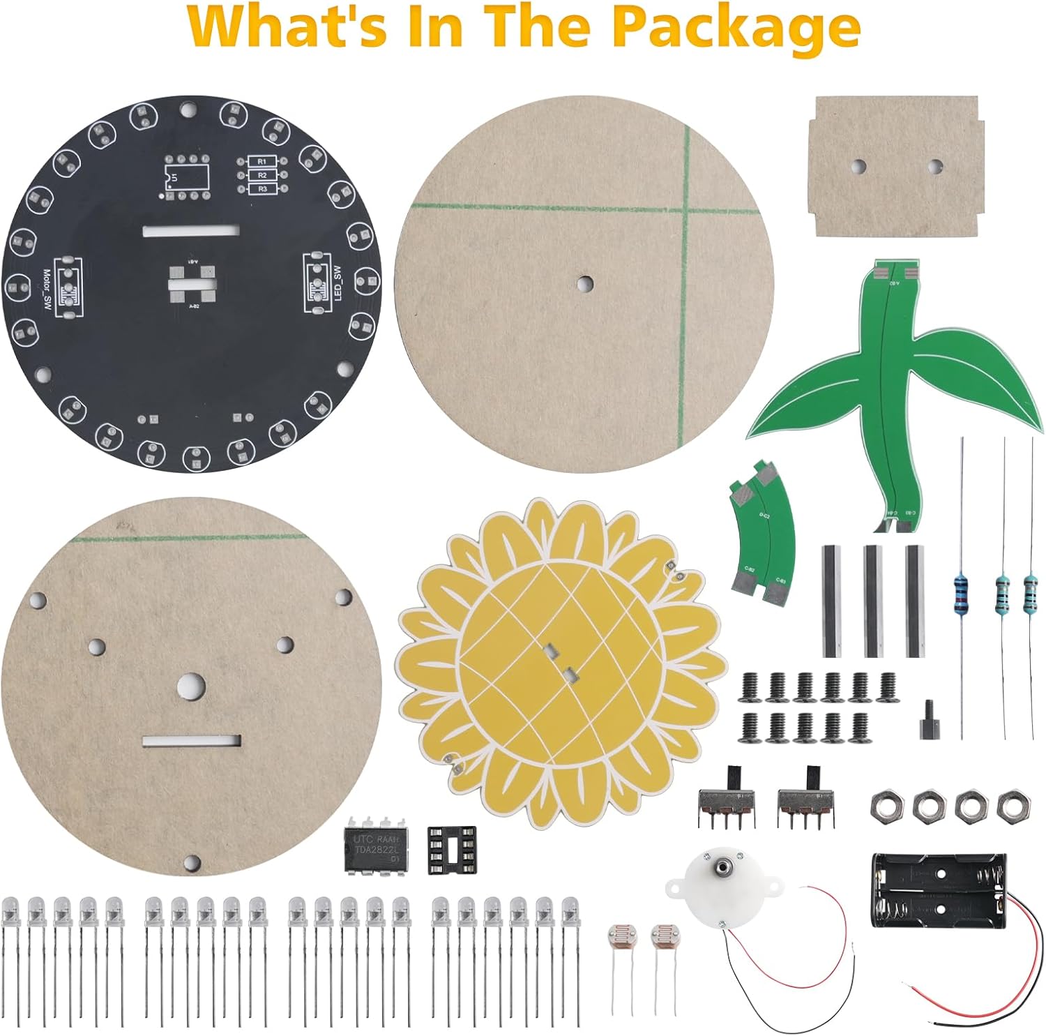 ชุดบัดกรีดอกทานตะวันไล่แสง DIY - Diy Electronics Ideas บทวิจารณ์และราคา
