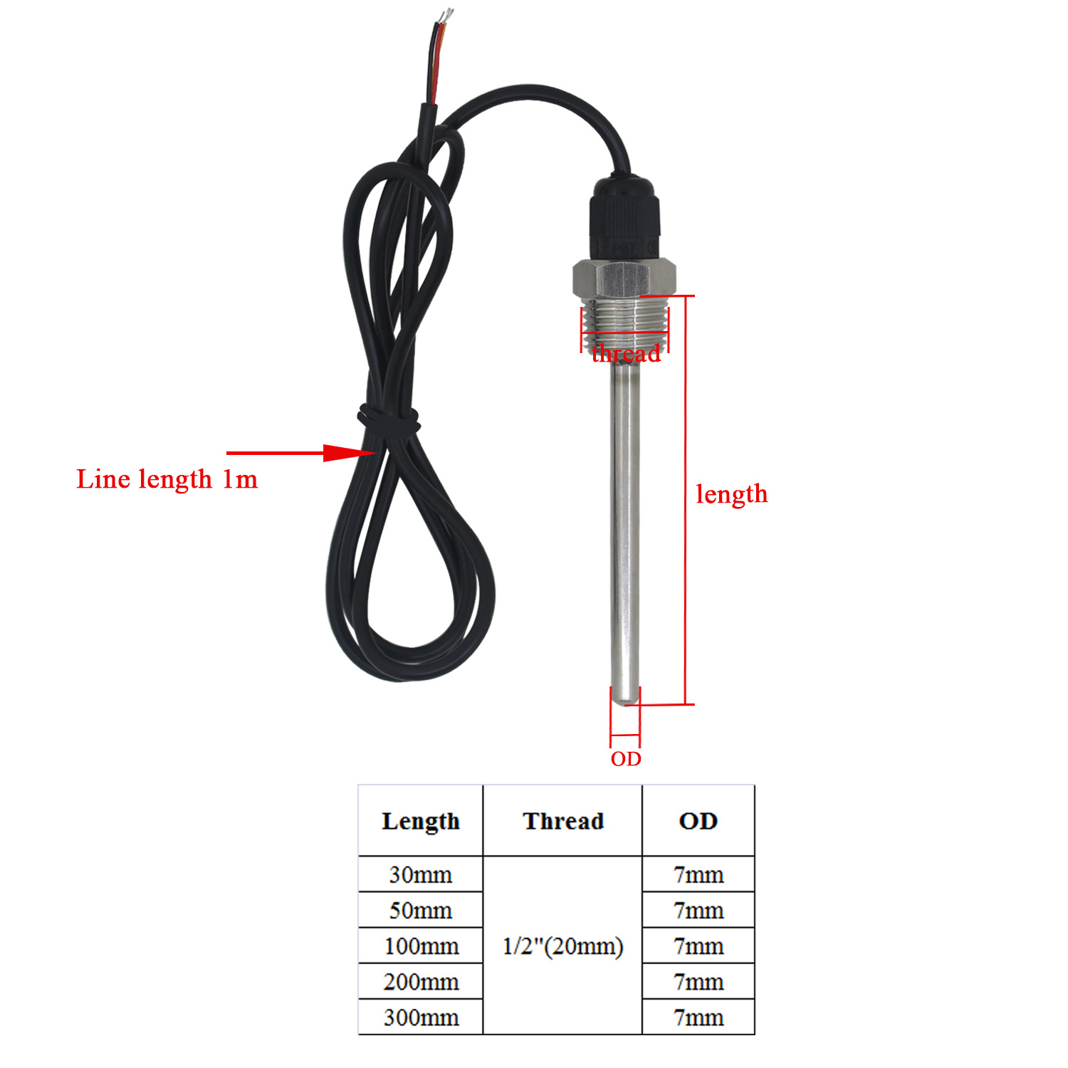 1x DS18B20 ดิจิตอลอุณหภูมิ Sen - Ds18B20 Temperature Sensor บทวิจารณ์และราคา