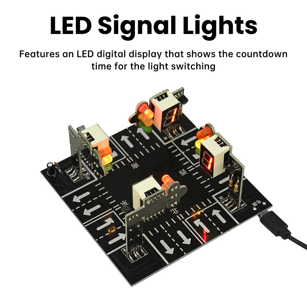 ชุดจำลองสัญญาณไฟจราจรพร้อมเสีย - Diy Electronics Kits For Adults บทวิจารณ์และราคา