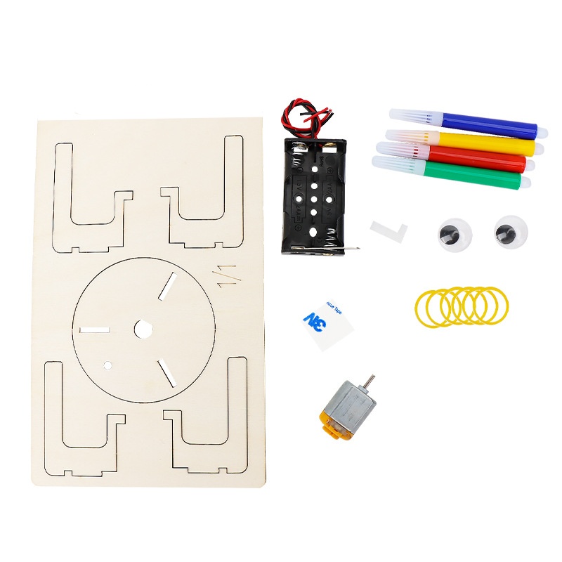 ชุดประกอบหุ่นยนต์กราฟฟิตี้สั่น - Diy Electronics For Kids บทวิจารณ์และราคา