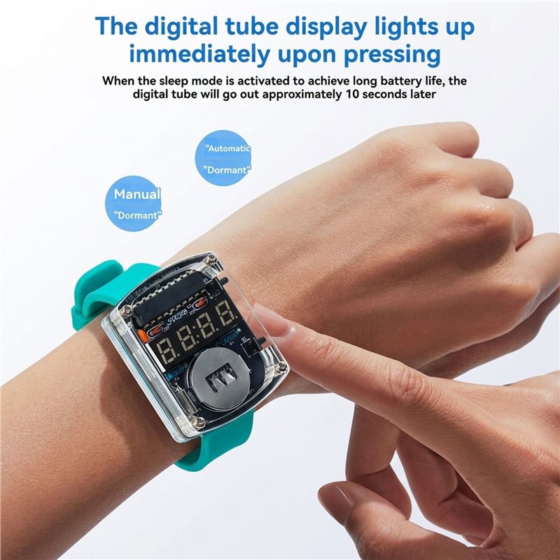 ชุดอุปกรณ์นาฬิกา LED DIY 2 ชิ้ - Diy Electronics Project Kit บทวิจารณ์และราคา