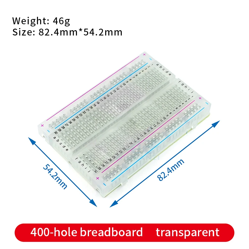 400จุด Solderless PCB Breadboa - Diy Electronics Breadboard บทวิจารณ์และราคา