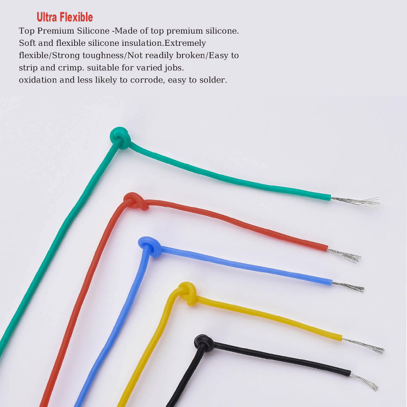 ชุดสายไฟซิลิโคนอ่อน 16awg 18aw - Diy Electronics Project Kit บทวิจารณ์และราคา