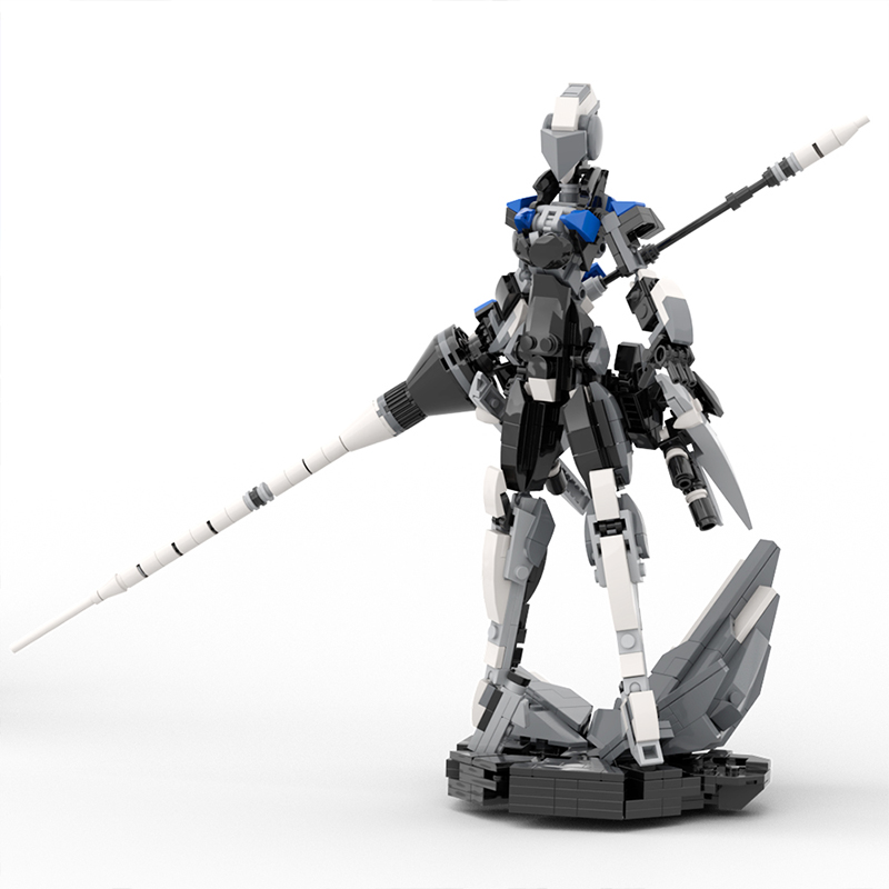 MOC Mech หุ่นยนต์หญิง Lancer V - Diy Electronics Pdf บทวิจารณ์และราคา