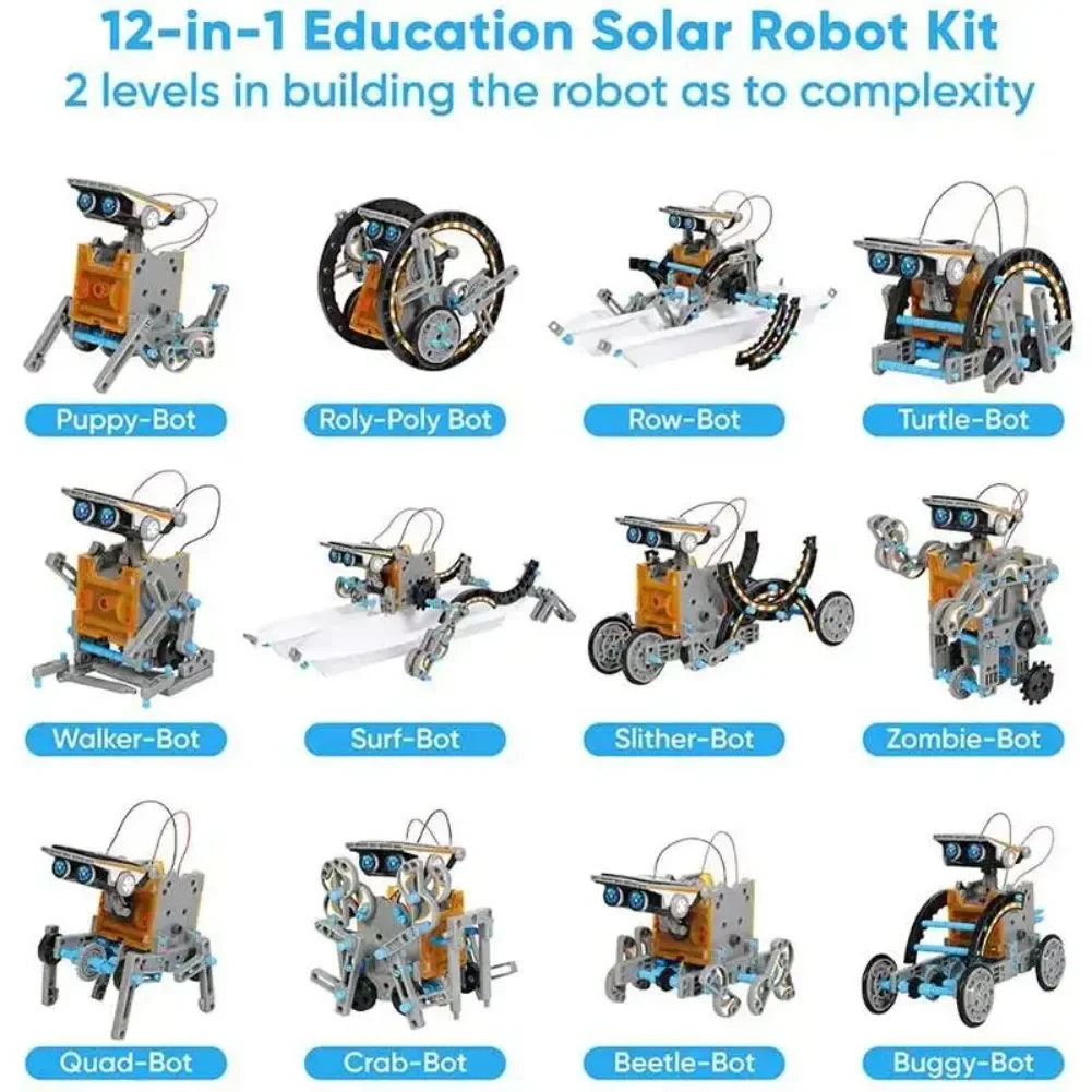 13 in 1 พลังงานแสงอาทิตย์หุ่นย - Diy Electronics Gifts บทวิจารณ์และราคา