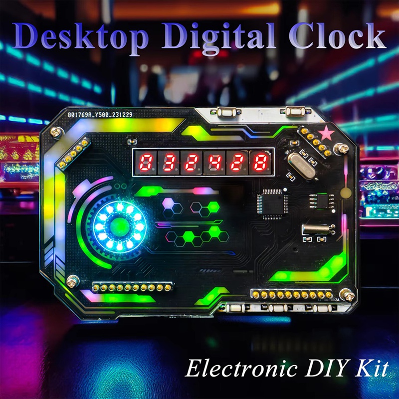 WISH เดสก์ท็อปนาฬิกาดิจิตอลอิเ - Diy Innovative Electronics บทวิจารณ์และราคา